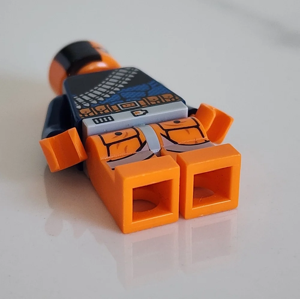 🧡 Rare LEGO DC Deathstroke Minifigure sh163 Super Heroes W/Accessories Sword 🖤